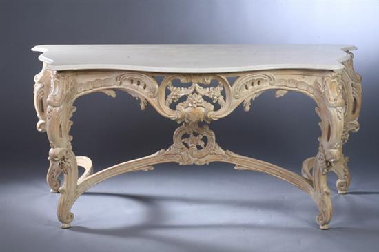 PAIR LOUIS XV STYLE CREAM-PAINTED