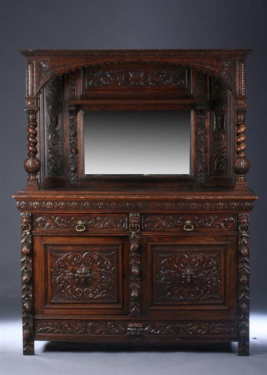 RENAISSANCE REVIVAL CARVED OAK 16ef76