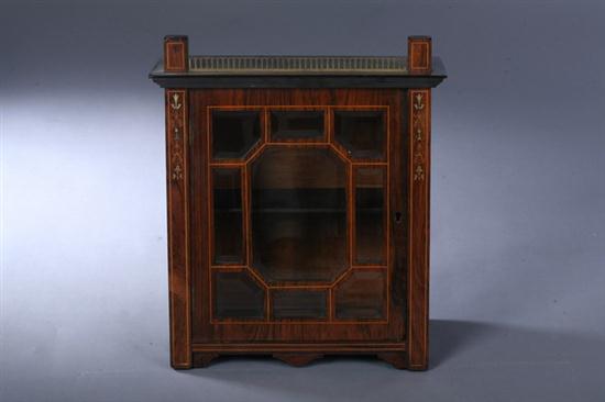 EDWARDIAN ROSEWOOD HANGING VITRINE  16ef75