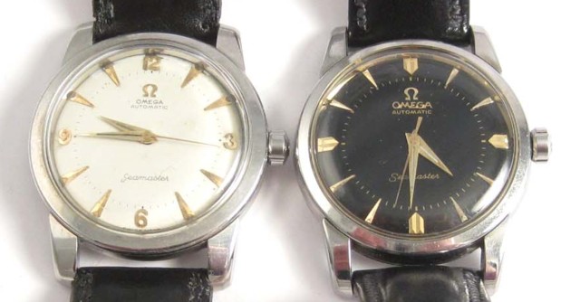 TWO MEN'S VINTAGE OMEGA AUTOMATIC