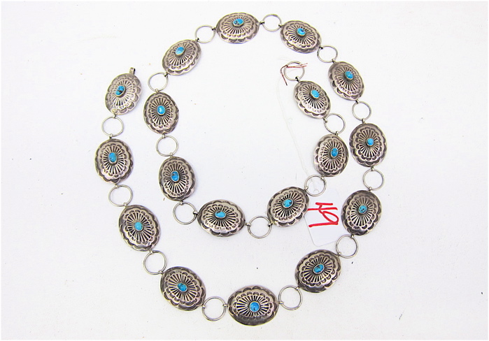  900 FINE SILVER AND TURQUOISE 16efe0