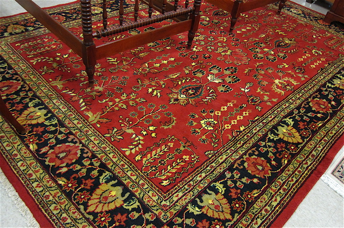 HAND KNOTTED ORIENTAL CARPET Indo Sarouk 16f02f