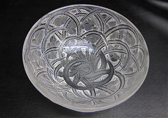 LALIQUE FRANCE CRYSTAL PINSONS  16f046