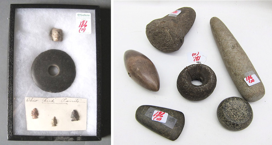 COLLECTION OF ARCHAIC STONE IMPLEMENTS 16f063