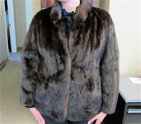 LADIES MINK JACKET natural mahogany 16f08f