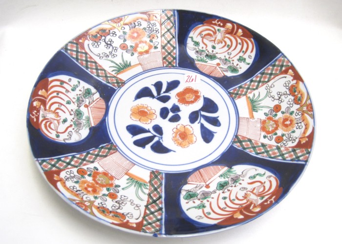 JAPANESE IMARI PORCELAIN CHARGER 16f0ad