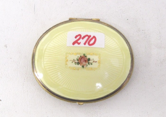 1930 s BLISS OVAL LADY S COMPACT 16f0b6