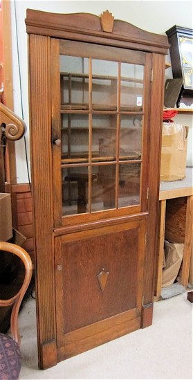 FEDERAL STYLE CORNER CUPBOARD American 16f0c0