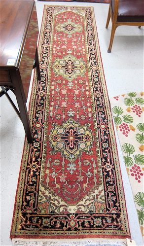 HAND KNOTTED ORIENTAL RUNNER Pakistani Persian 16f0dc