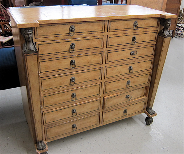 EMPIRE STYLE FOURTEEN DRAWER CHEST 16f137