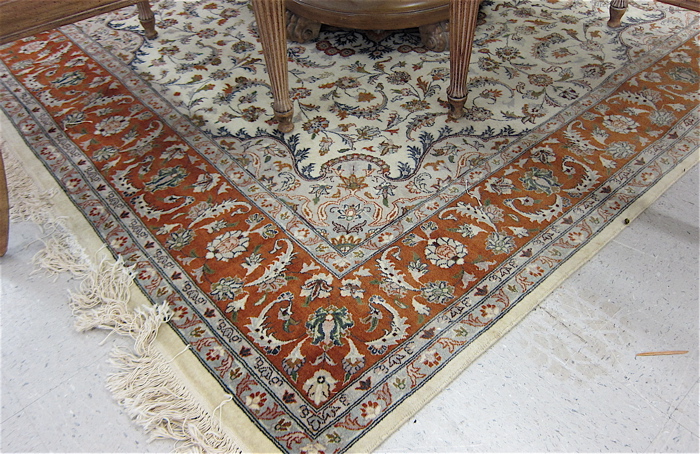 HAND KNOTTED ORIENTAL AREA RUG 16f1bd