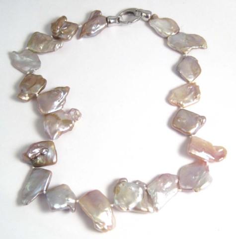 PRINCESS LENGTH PINK PEARL NECKLACE 16f1ef