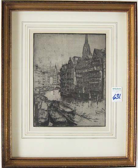 LUIGI KASIMIR ETCHING (Austria