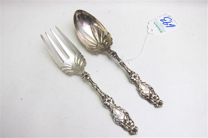 TWO PIECE WHITING SOLID STERLING 16f254