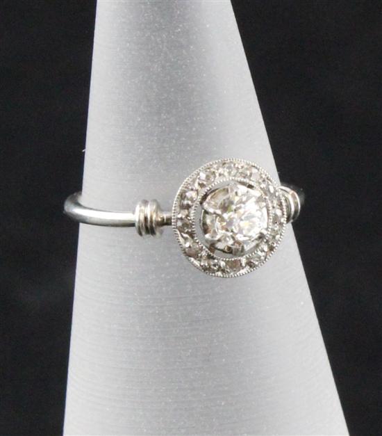 A 1920 s 18ct white gold and diamond 171a17