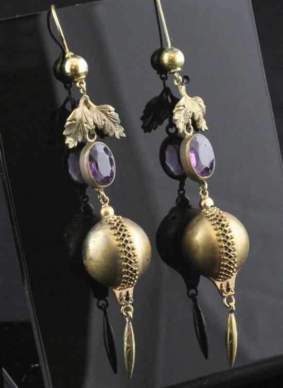 A pair of Victorian gold gilt metal 171a40