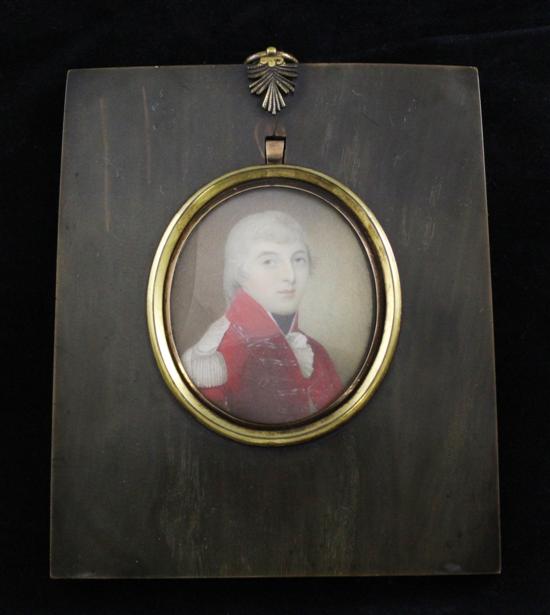 19th C English School oil on ivory 171a8e