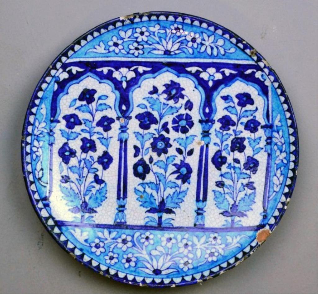 A Fine English Delft ChargerDecorated