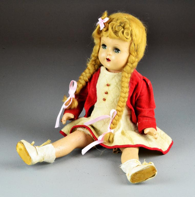 Antique Composition Doll with Moveable