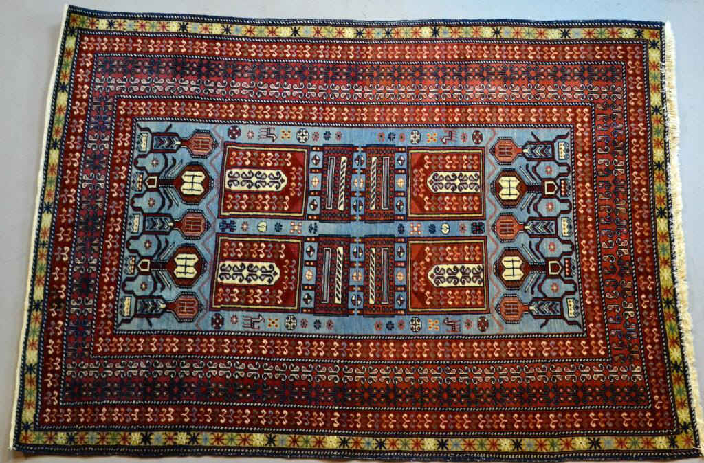 Persian Wool RugDeep red dark  171c63