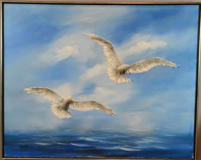 SIGNED OIL PAINTING ON CANVASSigned 171c8d