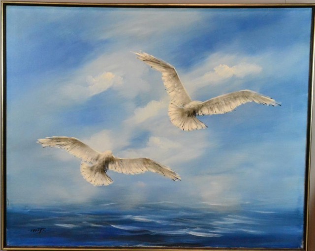 SIGNED OIL PAINTING ON CANVASSigned