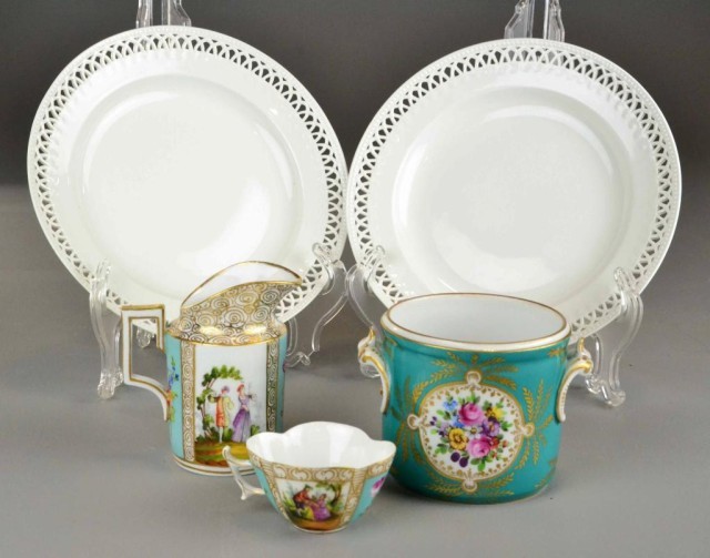  5 PCS GERMAN PORCELAIN BY CARL 171ca3