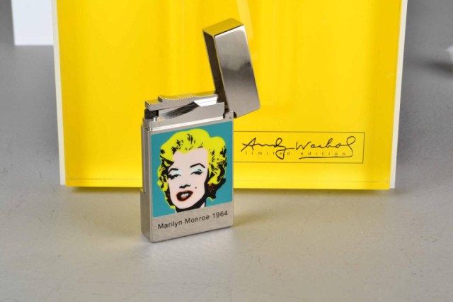 S. T. DUPONT LIGHTER - MONROE BY WARHOLRare