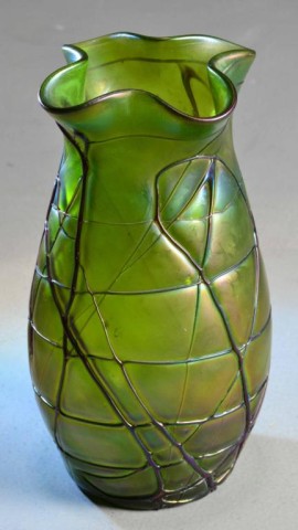 A Fine Kralik Art Glass VaseDecorated 171d4f