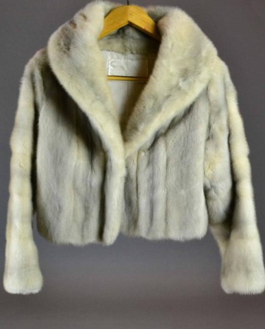 IVORY GREY MINK JACKETGorgeous 171da6