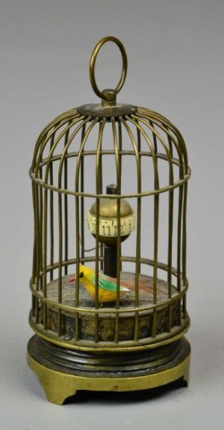 19th Century Birdcage Novelty ClockClock