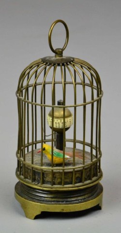 19th Century Birdcage Novelty ClockClock 171db1