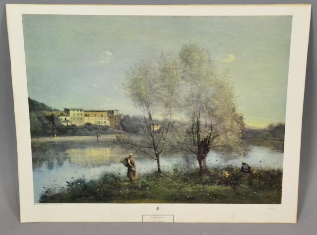 LARGE COROT LANDSCAPE PRINTPeaceful 171e25