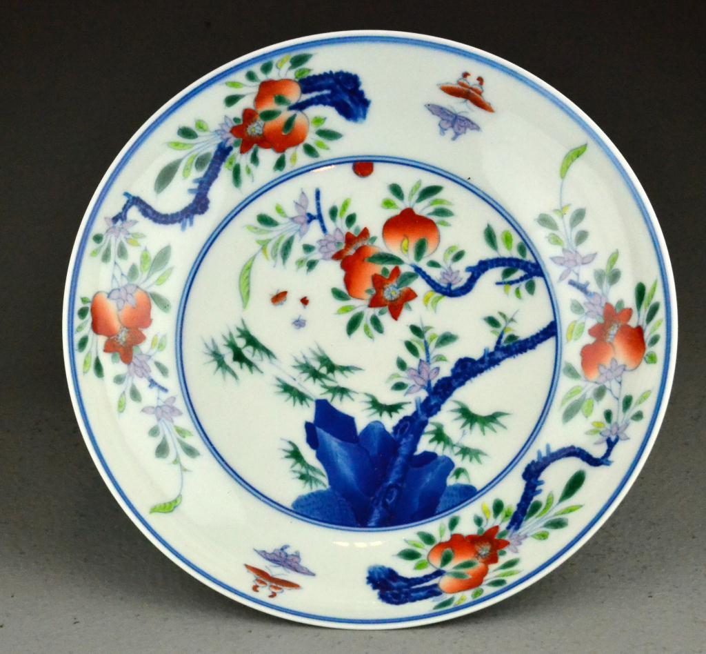 A Rare Chinese Doucai Butterfly And