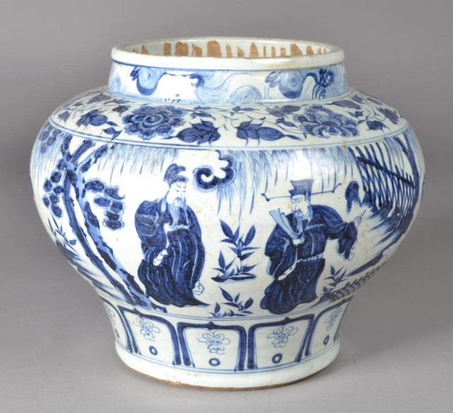 Large Chinese Ming Blue White 171ee4