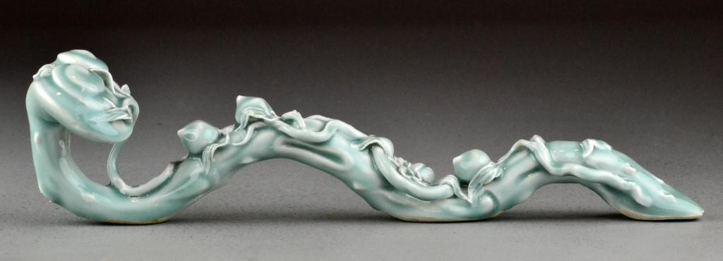 Chinese Qing Celedon Porcelain