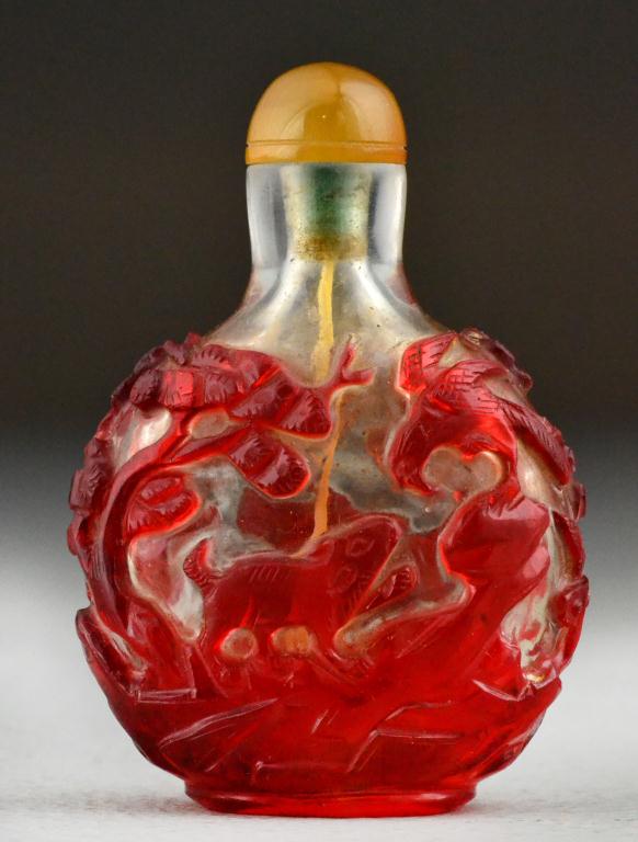 Chinese Qing Peking Glass Snuff