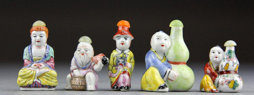  5 Chinese Famille Rose Porcelain 171ff0