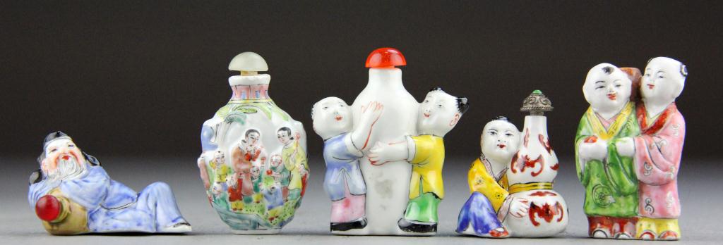  5 Chinese Famille Rose Porcelain 171ff1