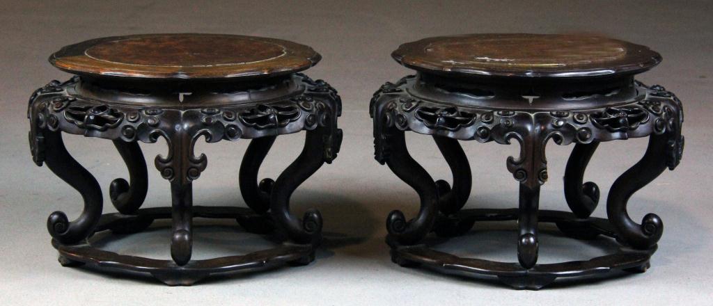 A Very Fine Pair Of Chinese Rosewood 172053