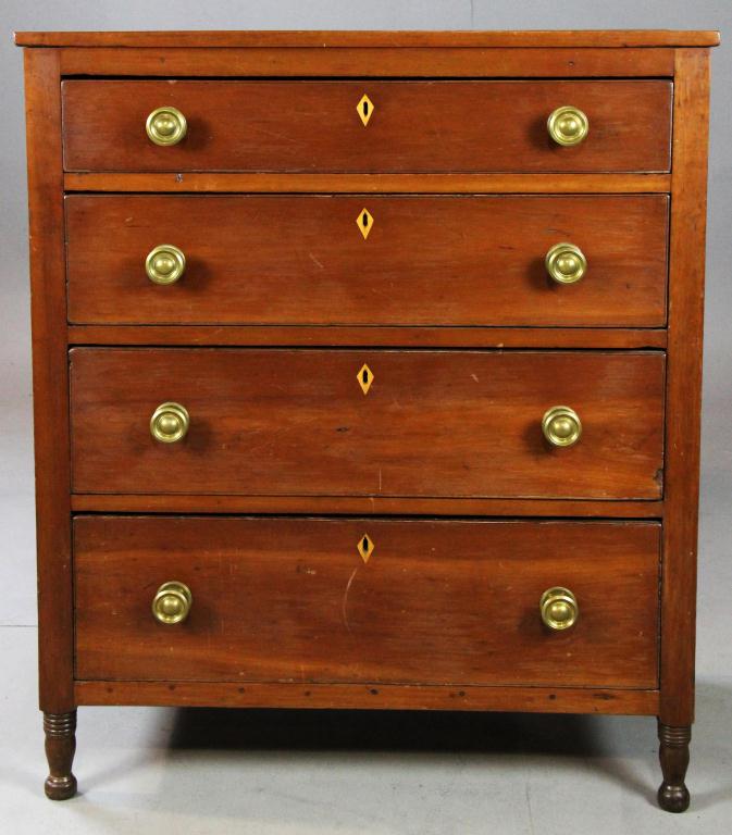 American Sheraton Five-Drawer DresserHaving