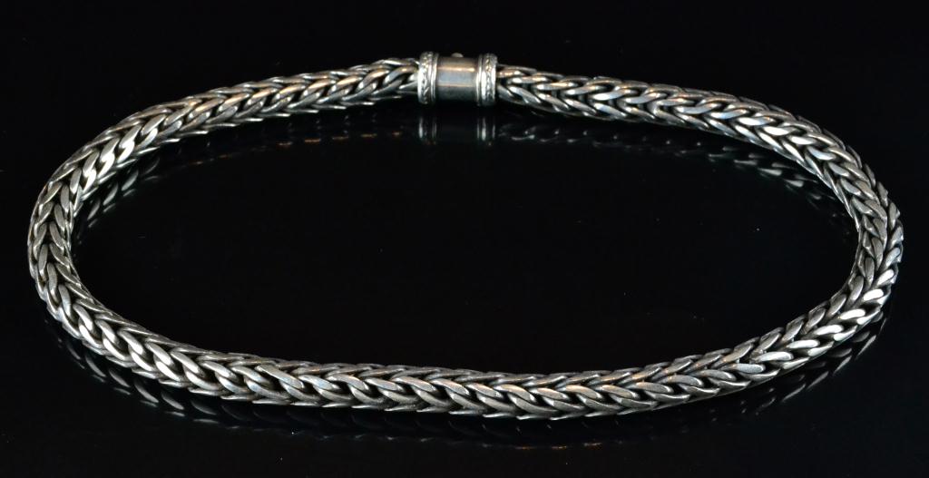 Thick Sterling Rope Style NecklaceWheat 1720d1