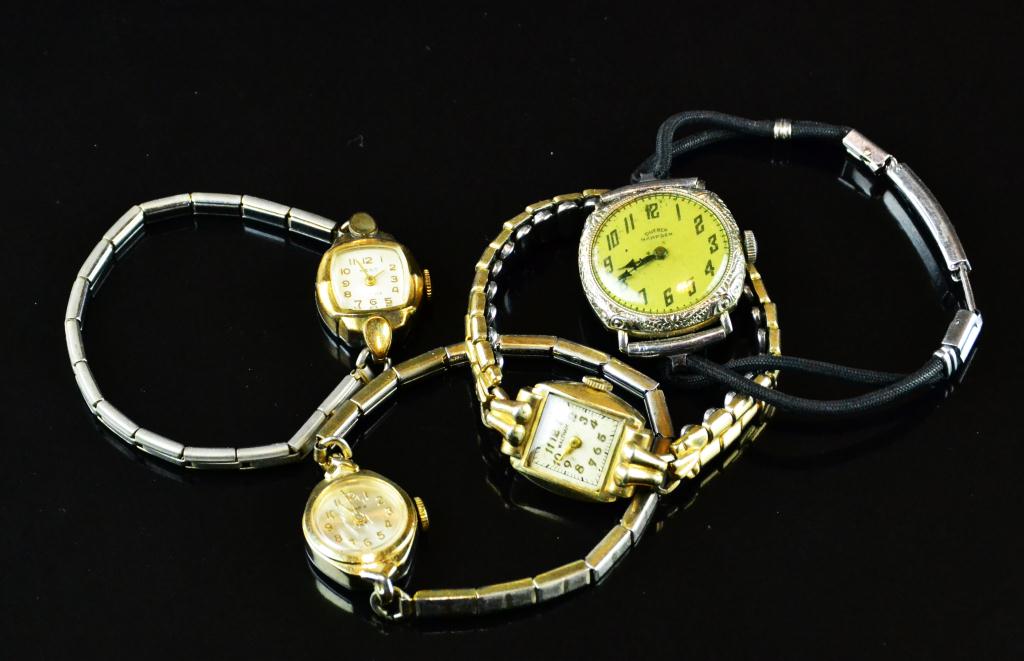  4 Antique Ladies Wrist WatchesTo 1720e6