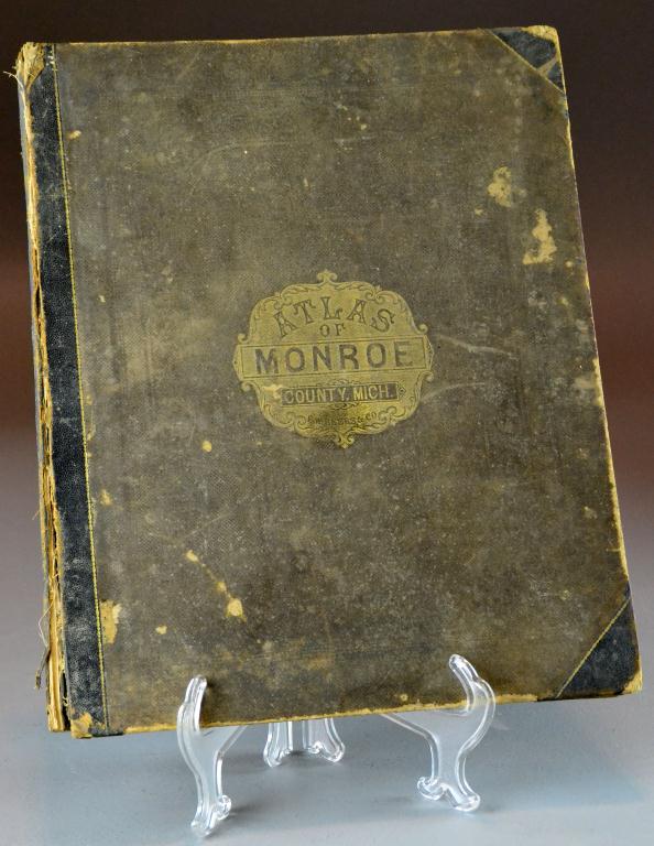 1876 Atlas Of Monroe County MichiganDepicting