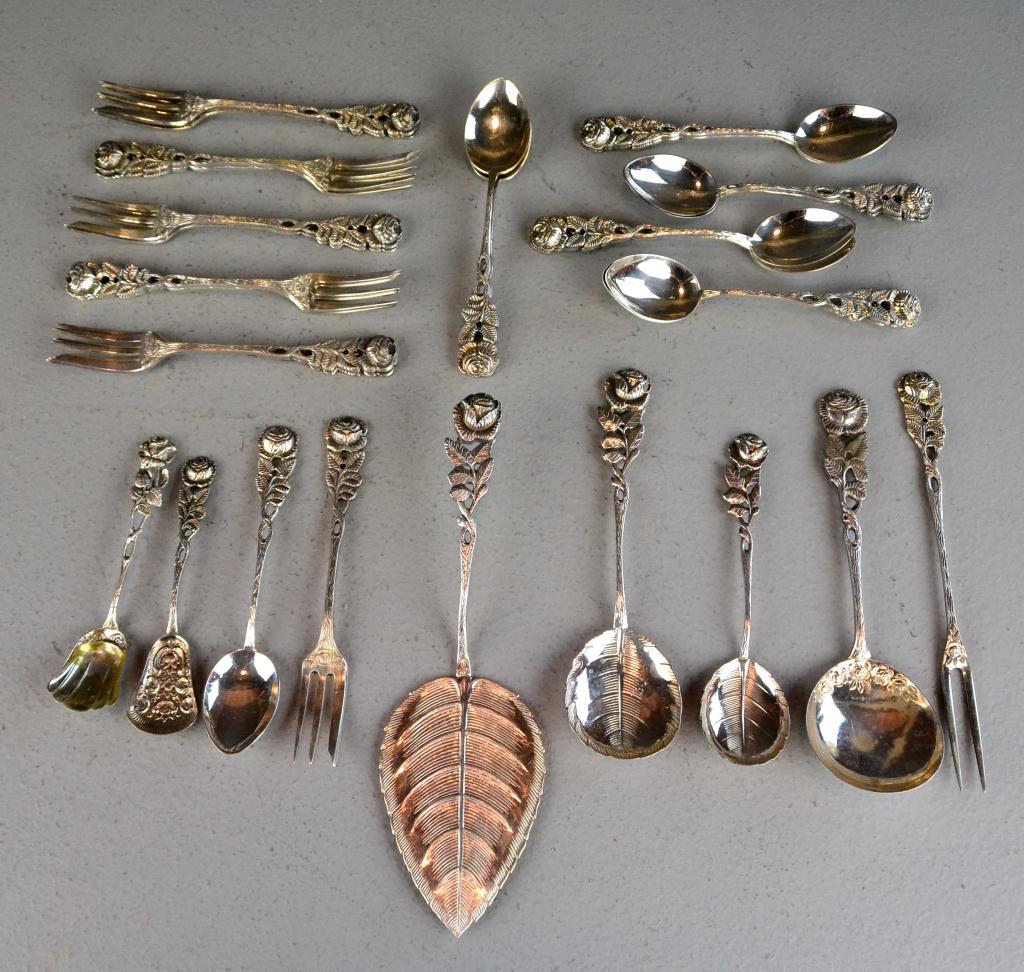  29 Pcs Antiko Silverplate FlatwareIn 17213c