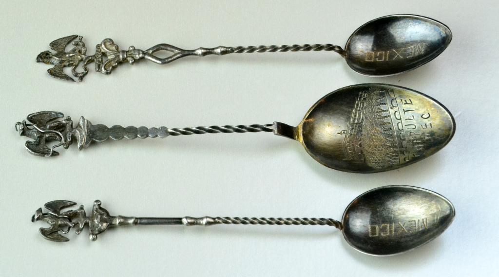 (3) Sterling Silver Souvenir SpoonsAll