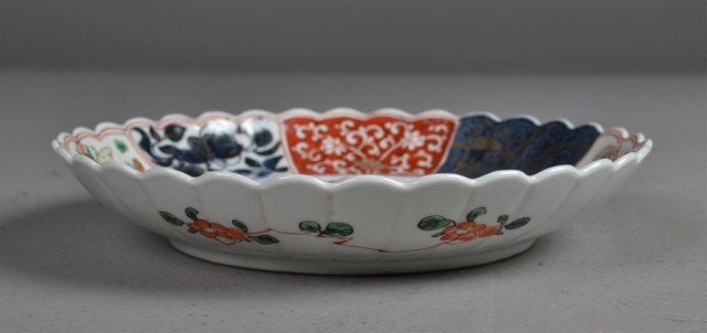 Chinese Five-color PlateWhite porcelain