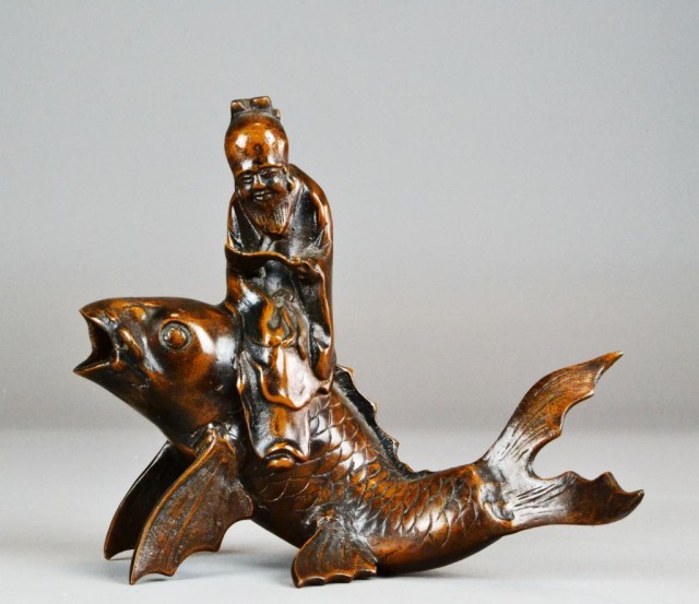 Japanese or Chinese Bronze of Fish 172198