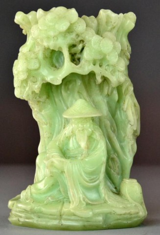 A Chinese Carved Jade Or Hardstone 1721db