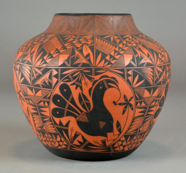 A Fine Acoma Painted Olla PotFinely